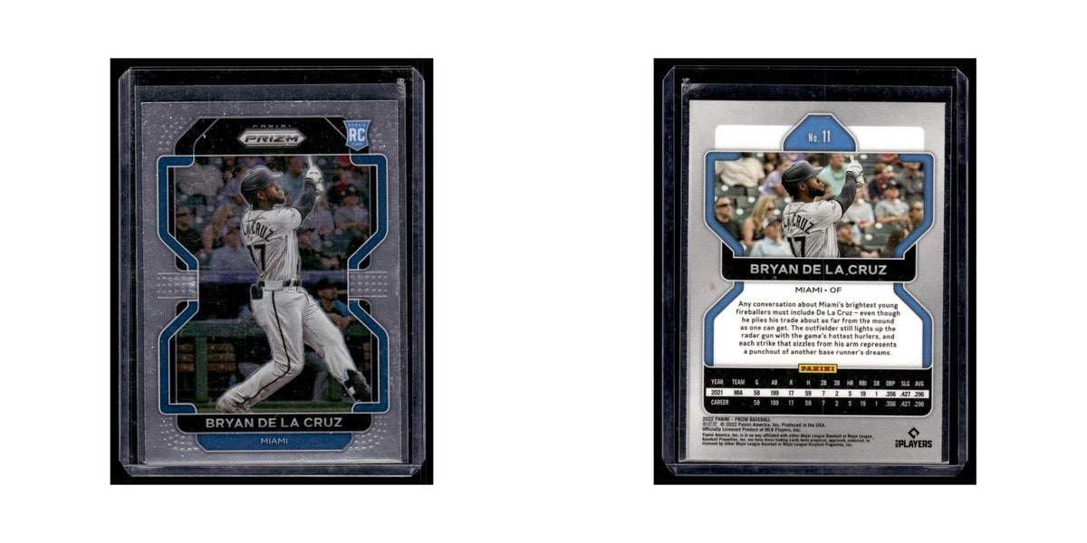 Bryan De La Cruz Rookie 2022 Panini Prizm #11 Miami Marlins Baseball Card NM