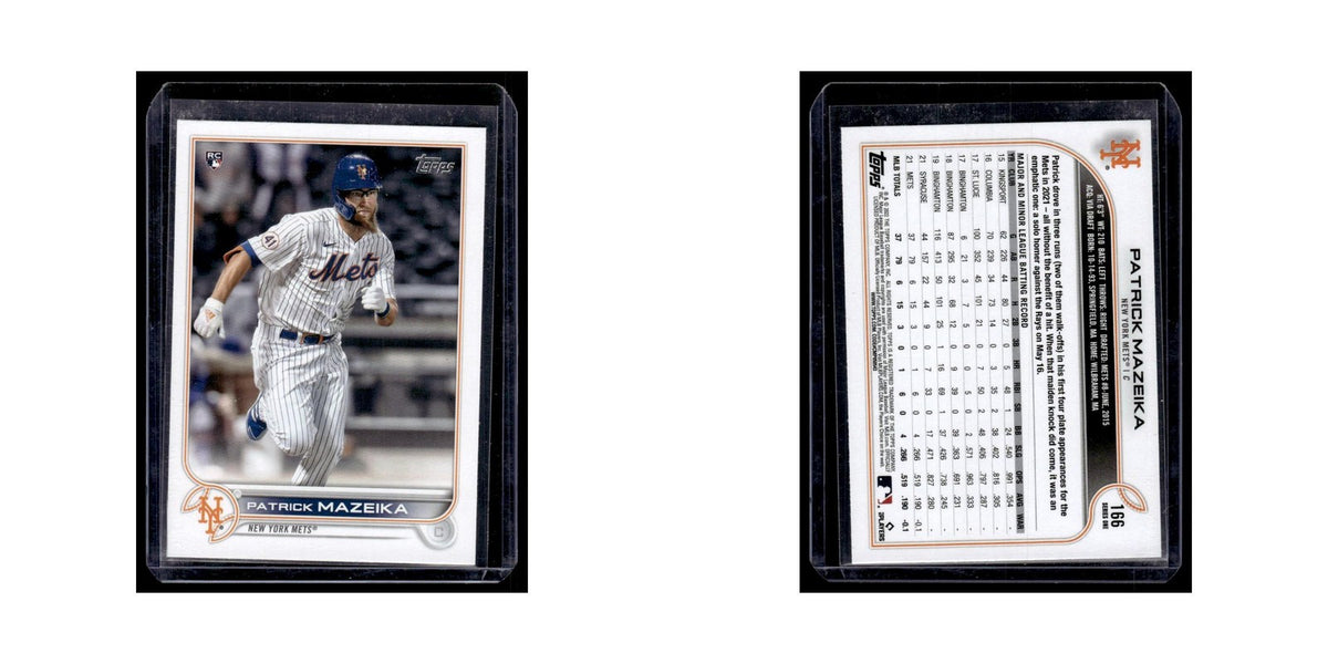 Patrick Mazeika Rookie 2022 Topps #166 New York Mets Baseball Card NM