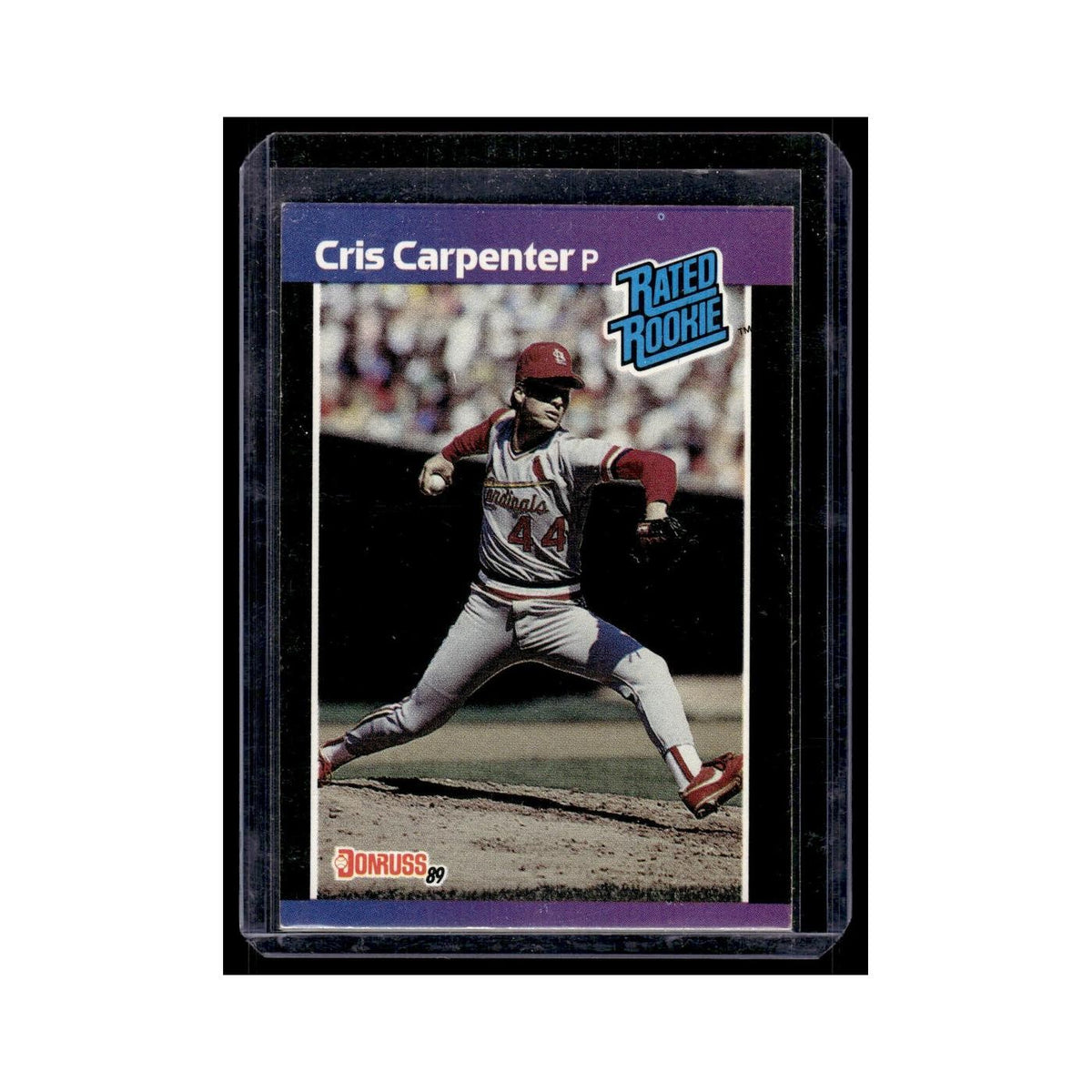 Cris Carpenter 1989 Donruss Rated Rookie #39 St. Louis Cardinals NM