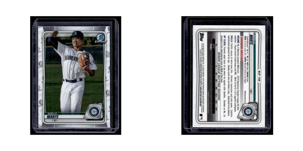 Noelvi Marte 2020 Bowman Chrome Prospects #BCP-169 Seattle Mariners NM