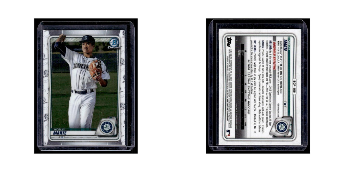 Noelvi Marte 2020 Bowman Chrome Prospects #BCP-169 Seattle Mariners NM