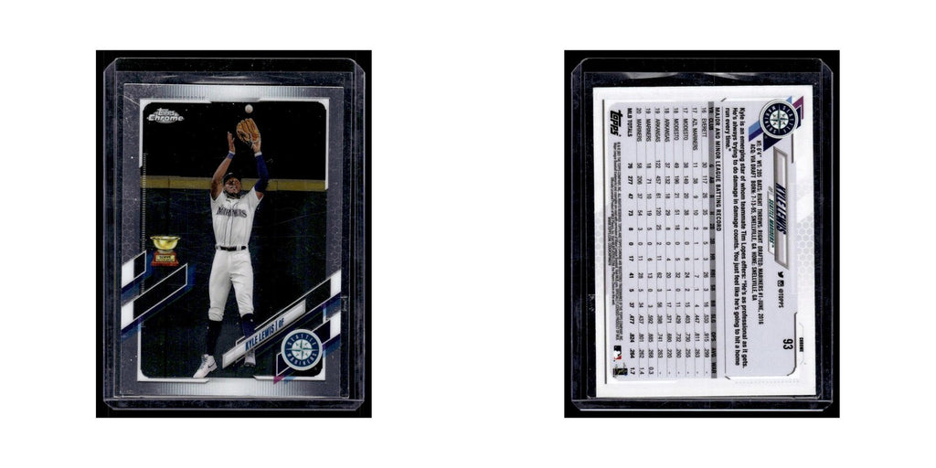 Kyle Lewis 2021 Topps Chrome #93 Seattle Mariners Baseball Card NM