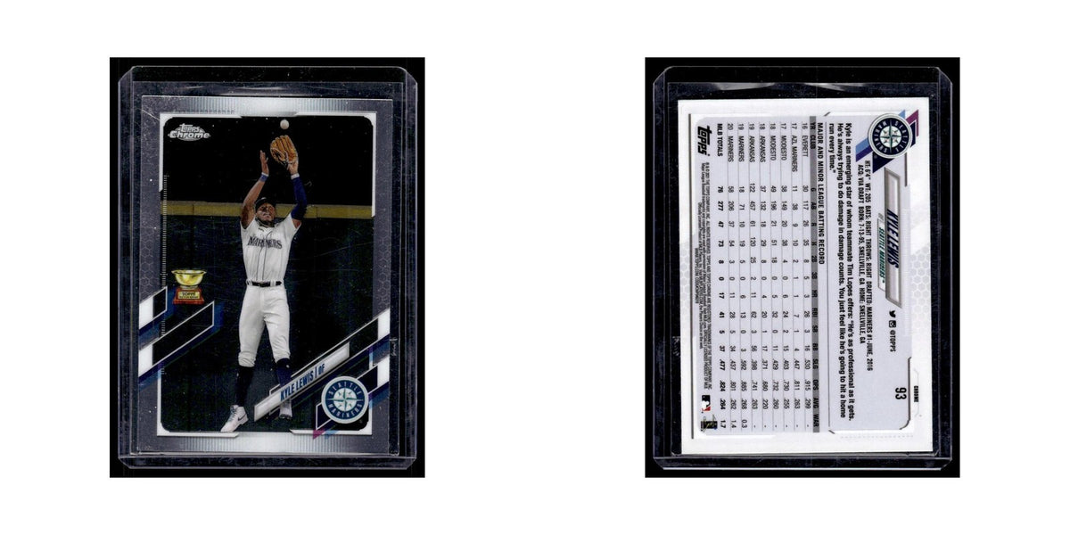 Kyle Lewis 2021 Topps Chrome #93 Seattle Mariners Baseball Card NM