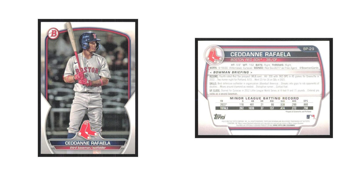 2023 Bowman Prospects Ceddanne Rafaela Red Sox #BP-29