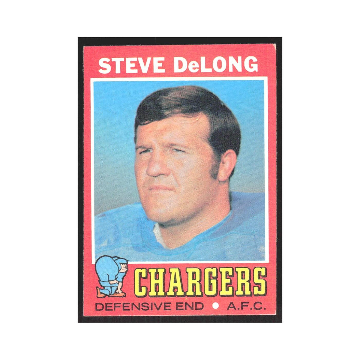 1971 Topps Steve DeLong San Diego Chargers #92
