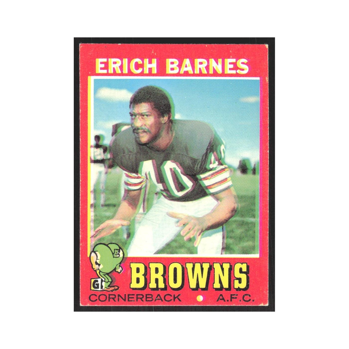 1971 Topps Erich Barnes Browns #168