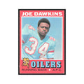 1971 Topps Joe Dawkins Houston Oilers #141