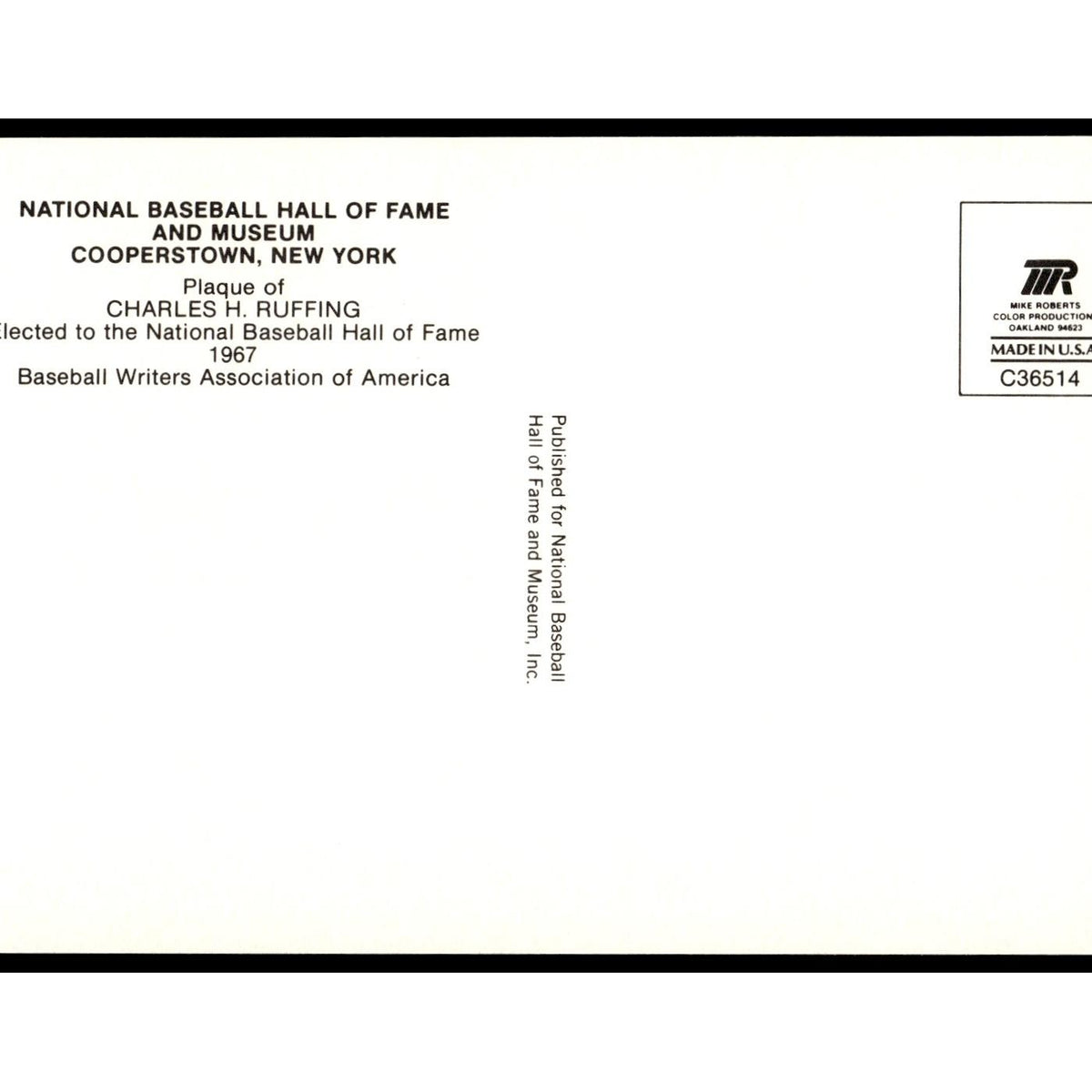 Charles Red Ruffing 1993 #nan EX