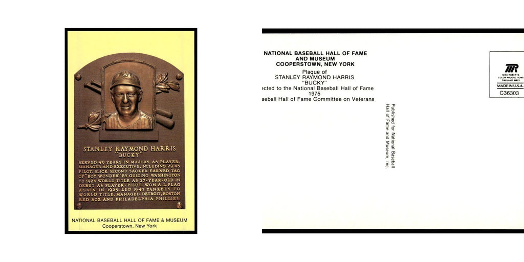 Stanley Bucky Harris 1993 #nan EX