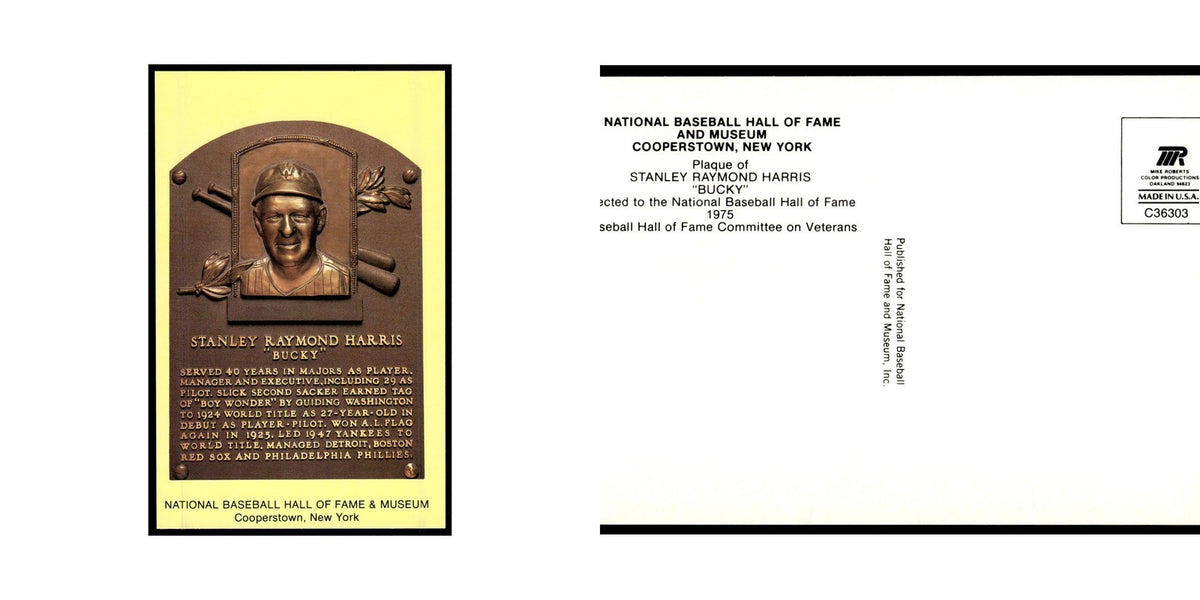Stanley Bucky Harris 1993 #nan EX