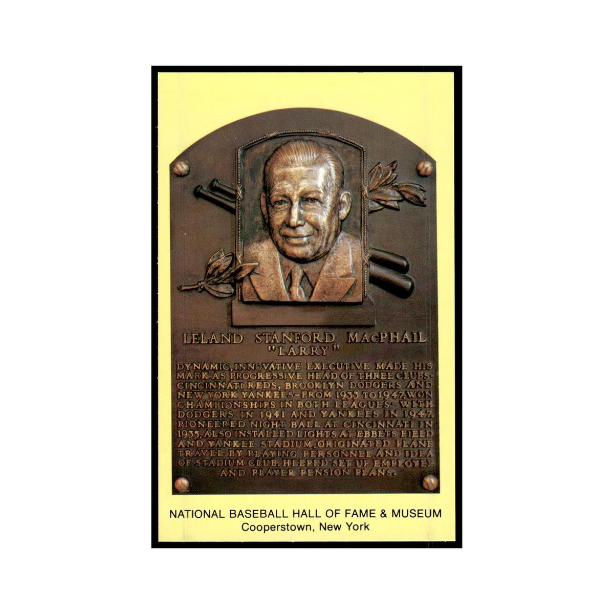 Leland Larry MacPhail 1993 #nan EX