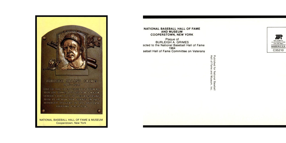 Burleigh A. Grimes 1993 #nan EX
