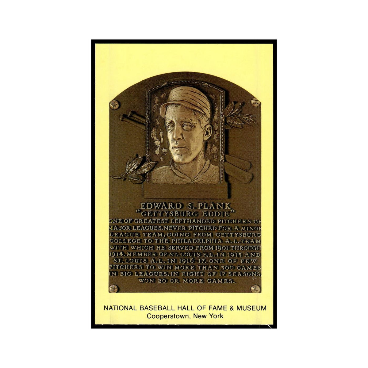 Edward S. Plank 1993 #nan EX