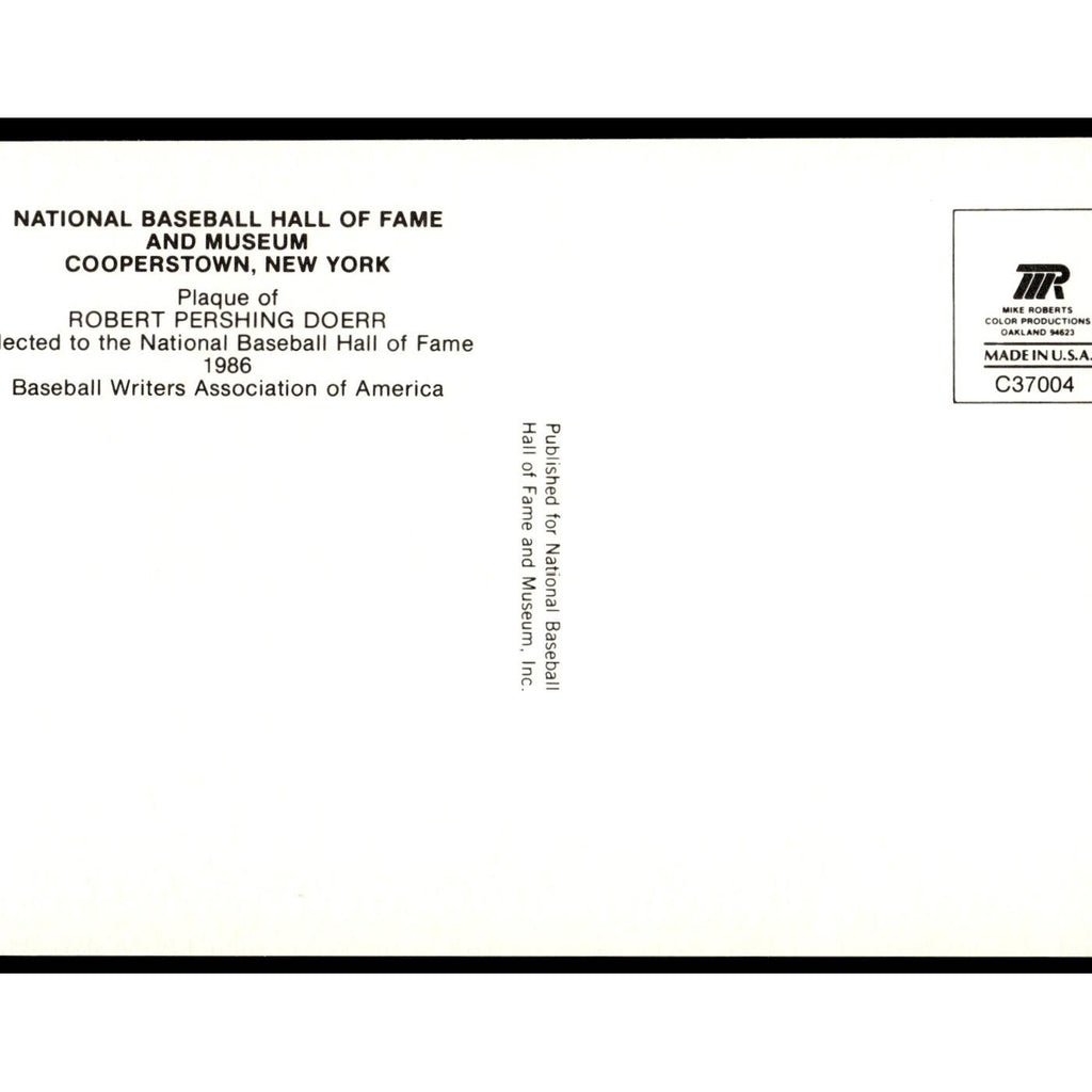 Robert Pershing Doerr 1993 #nan EX
