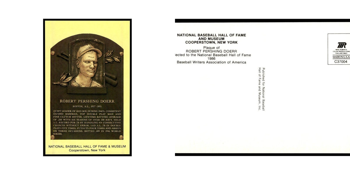 Robert Pershing Doerr 1993 #nan EX