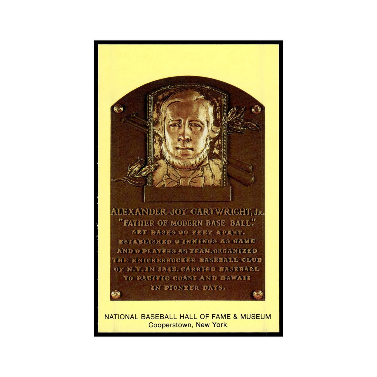 Alexander J. Cartwright 1993 #nan EX