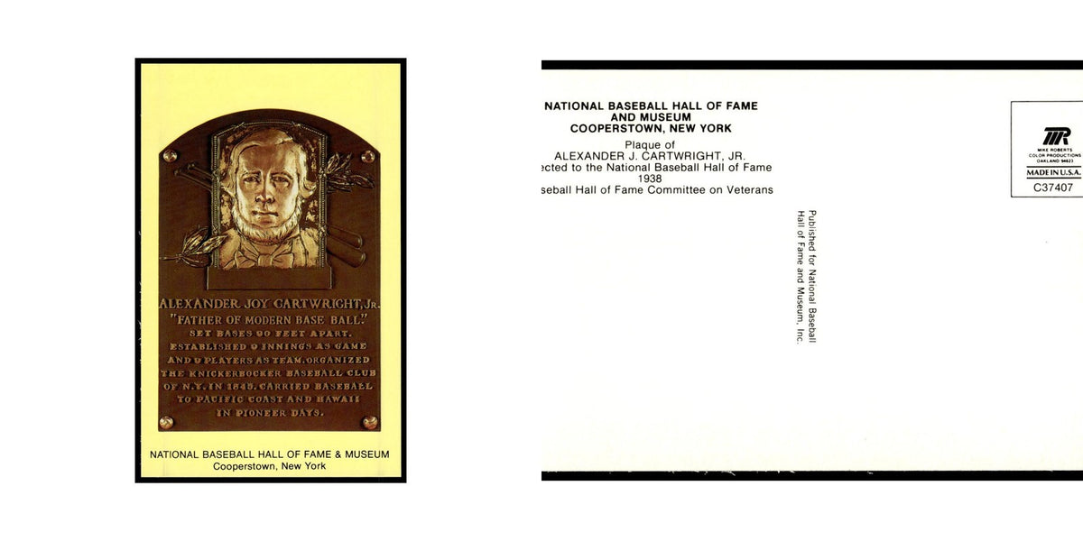 Alexander J. Cartwright 1993 #nan EX
