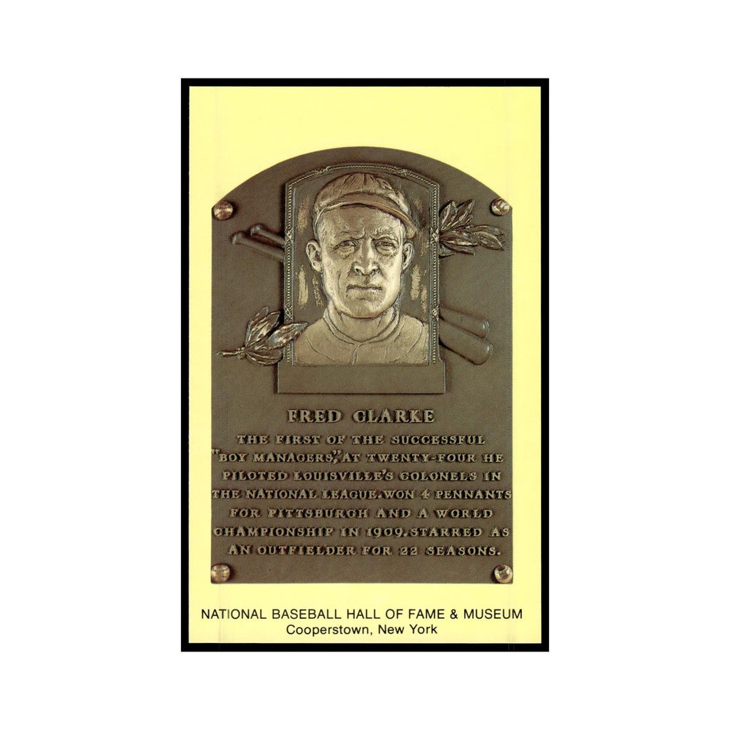 Frederick C. Clarke 1993 National Baseball Hall of Fame Plaque Postcards #nan EX