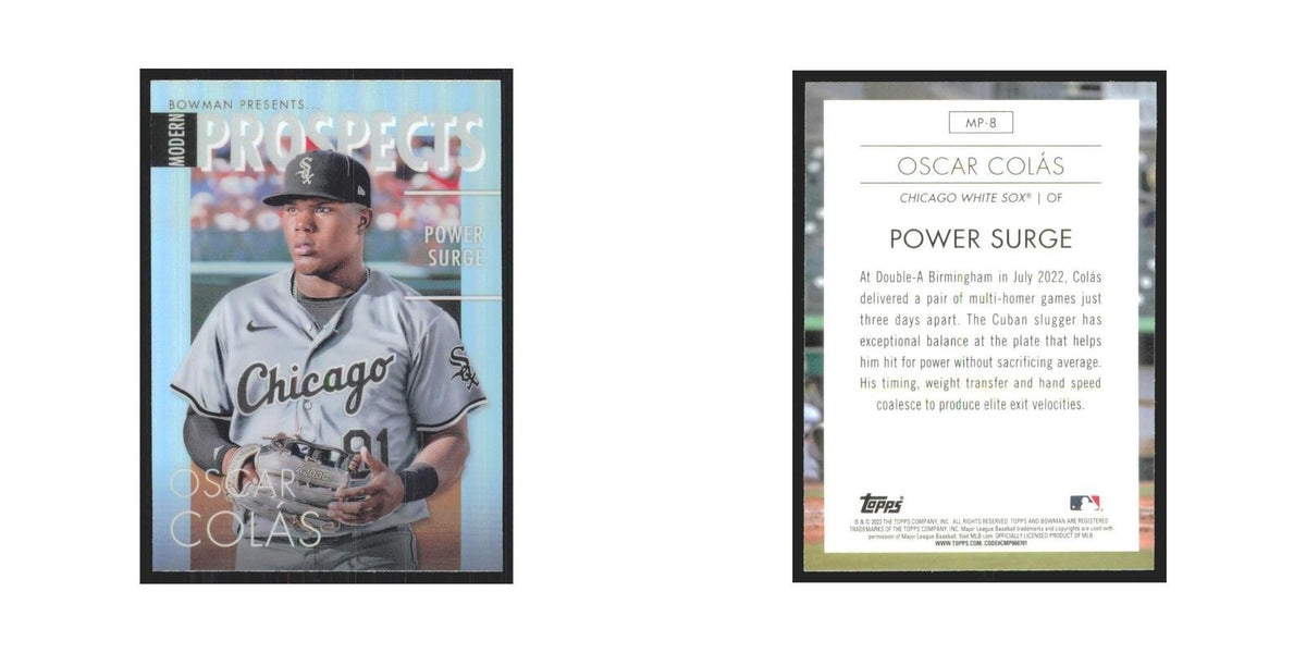 2023 Bowman Chrome Oscar Colas White Sox #MP-8