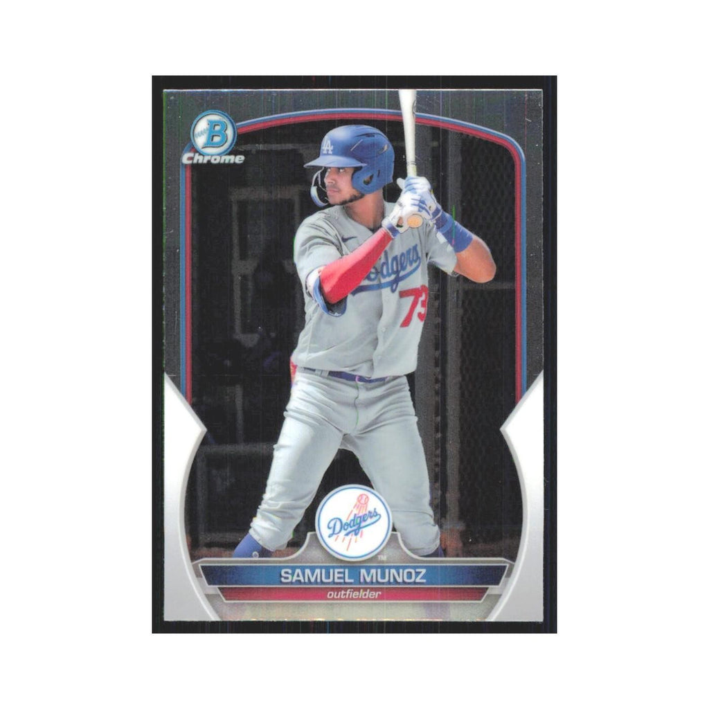 2023 Bowman Chrome Samuel Munoz Dodgers #BCP-80