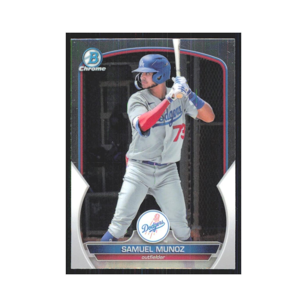 2023 Bowman Chrome Samuel Munoz Dodgers #BCP-80