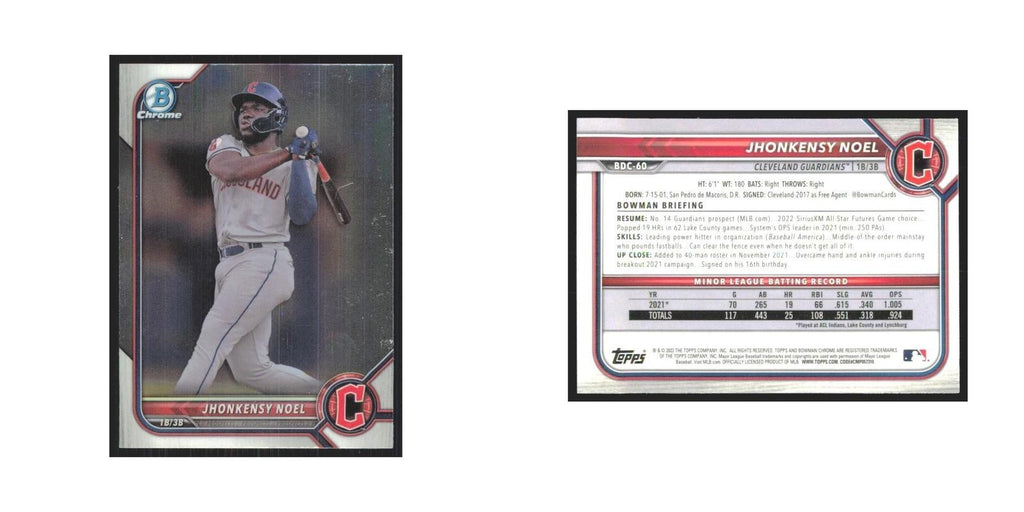 2023 Bowman Chrome Jhonkensy Noel Guardians #BDC-60