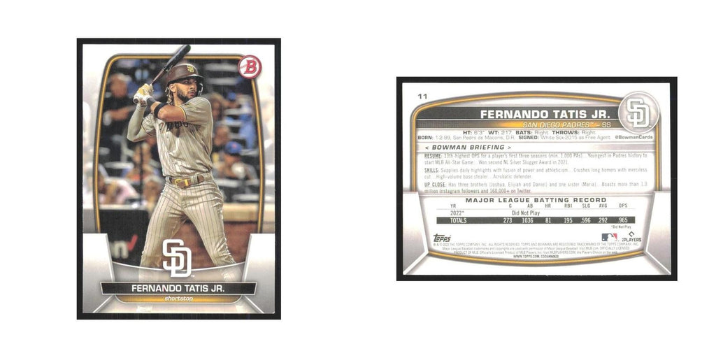 2023 Bowman Fernando Tatis Jr. Padres #11