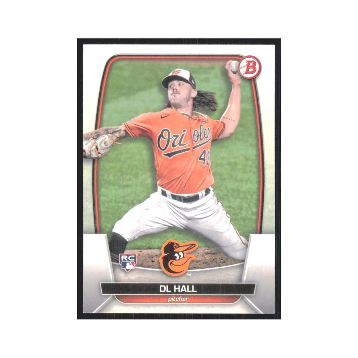 2023 Bowman DL Hall RC Orioles #9