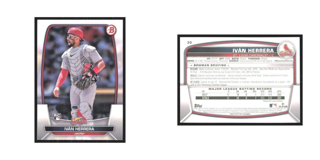 2023 Bowman Ivan Herrera RC Cardinals #30