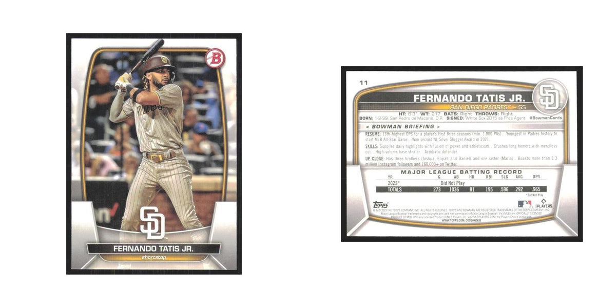 2023 Bowman Fernando Tatis Jr. Padres #11