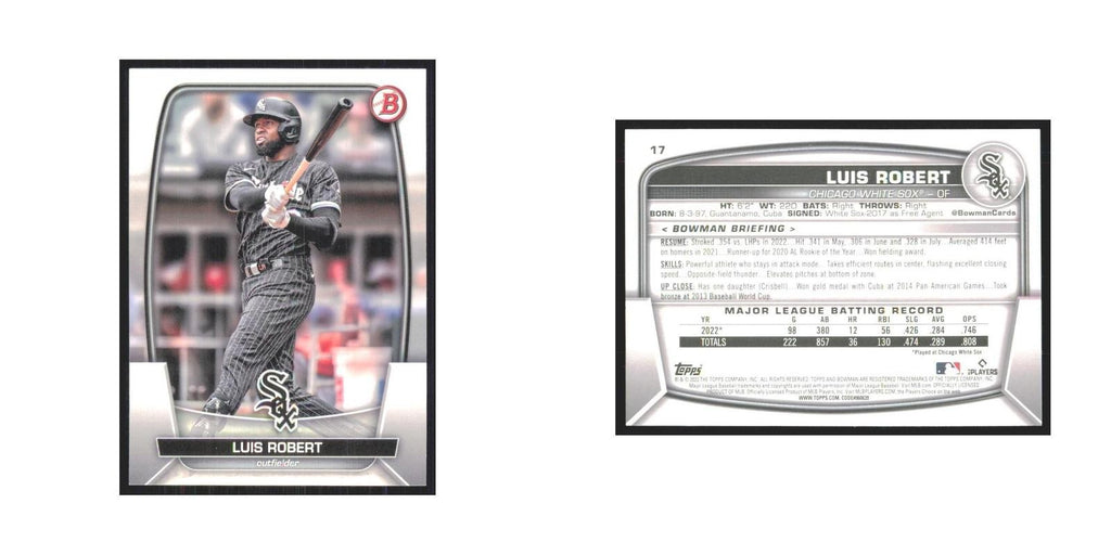 2023 Bowman Luis Robert White Sox #17