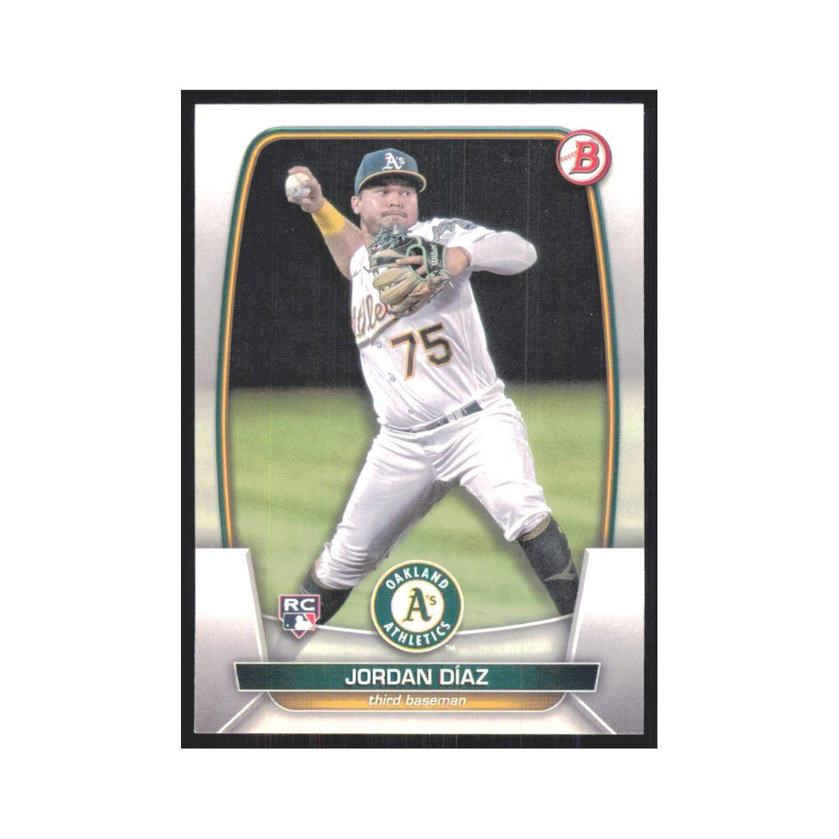 2023 Bowman Jordan Diaz RC Athletics #61
