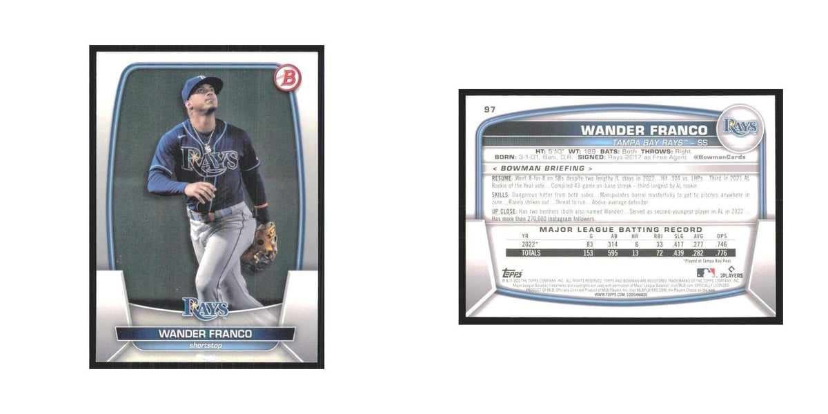 2023 Bowman Wander Franco Rays #97