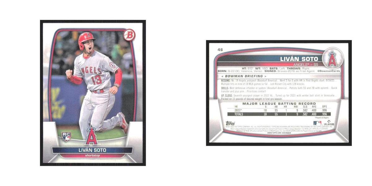 2023 Bowman Livan Soto RC Angels #46