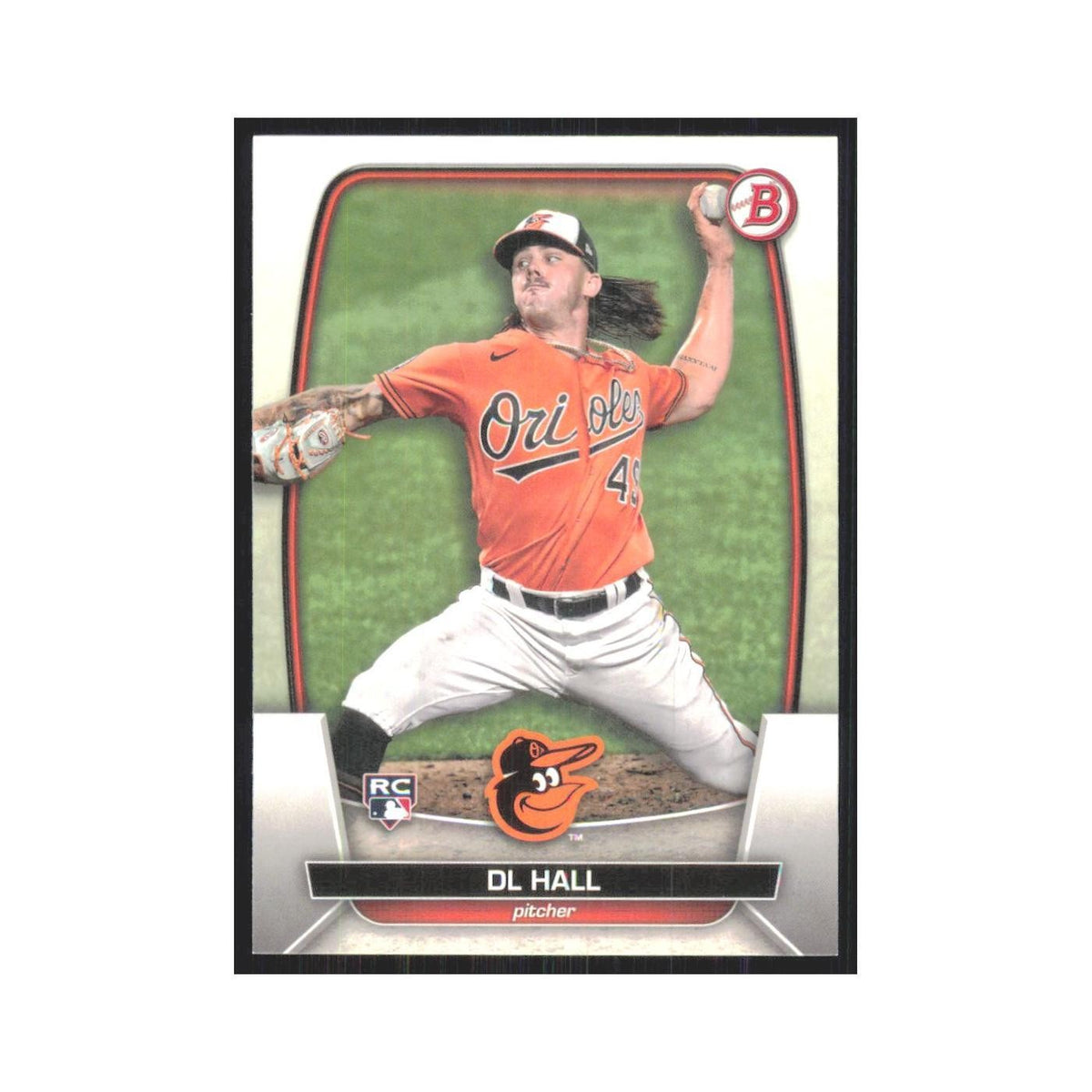 2023 Bowman DL Hall RC Orioles #9