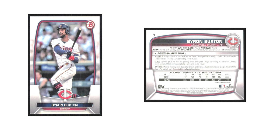 2023 Bowman Byron Buxton Twins #1
