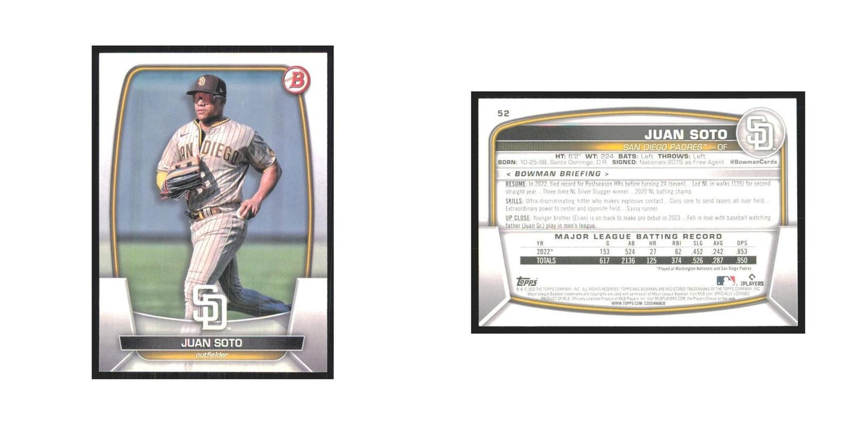 2023 Bowman Juan Soto Padres #52