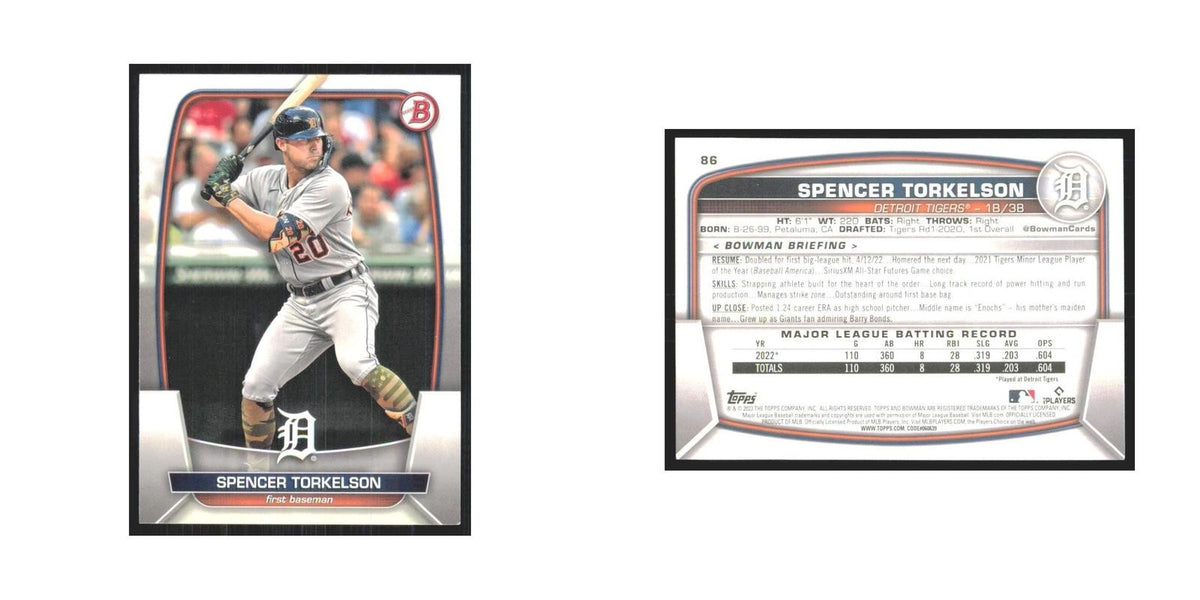 2023 Bowman Spencer Torkelson Tigers #86