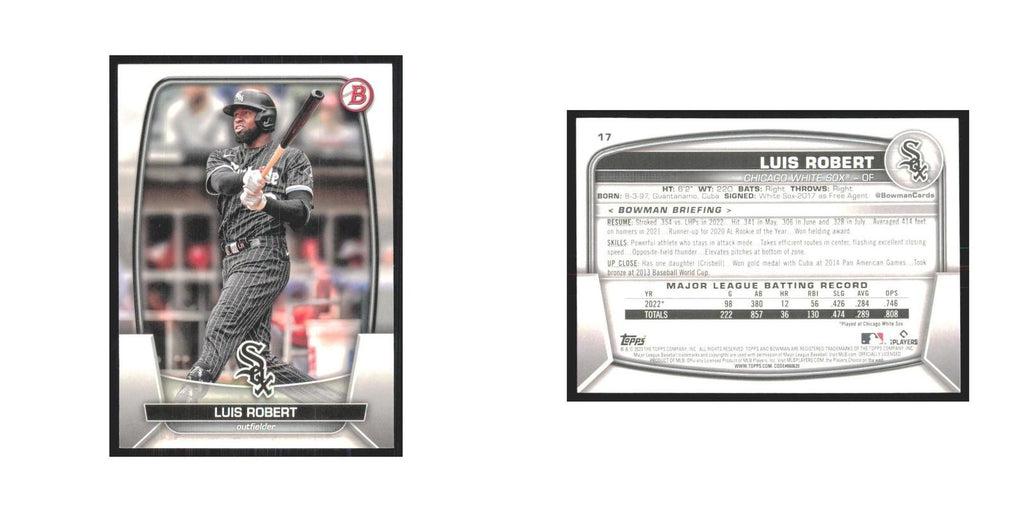 2023 Bowman Luis Robert White Sox #17