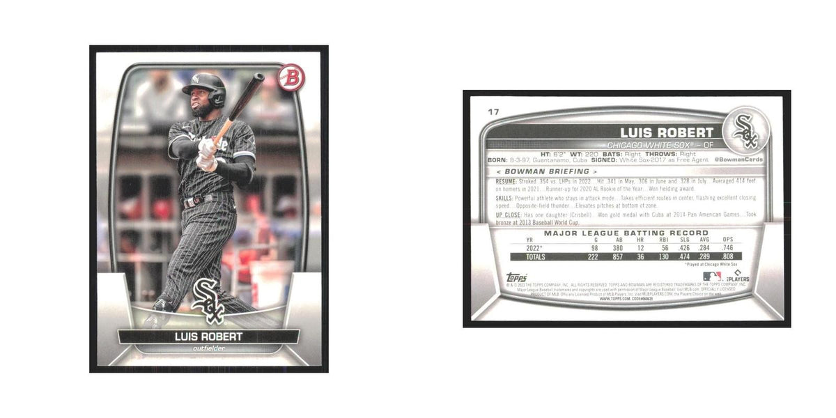 2023 Bowman Luis Robert White Sox #17