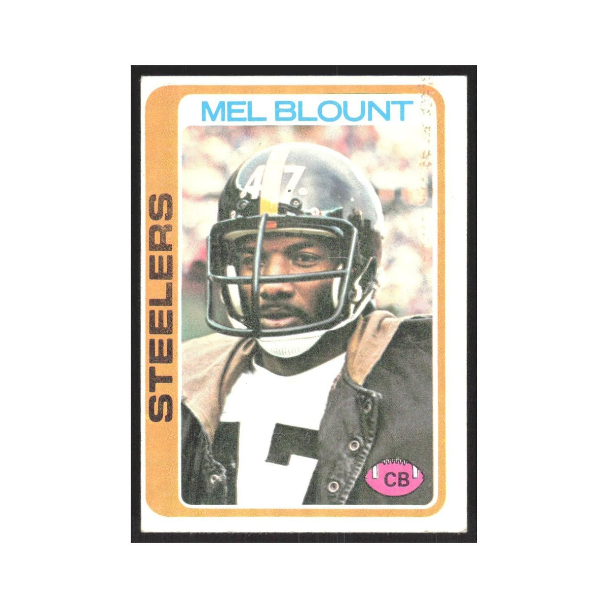 1978 Topps Mel Blount Steelers #475