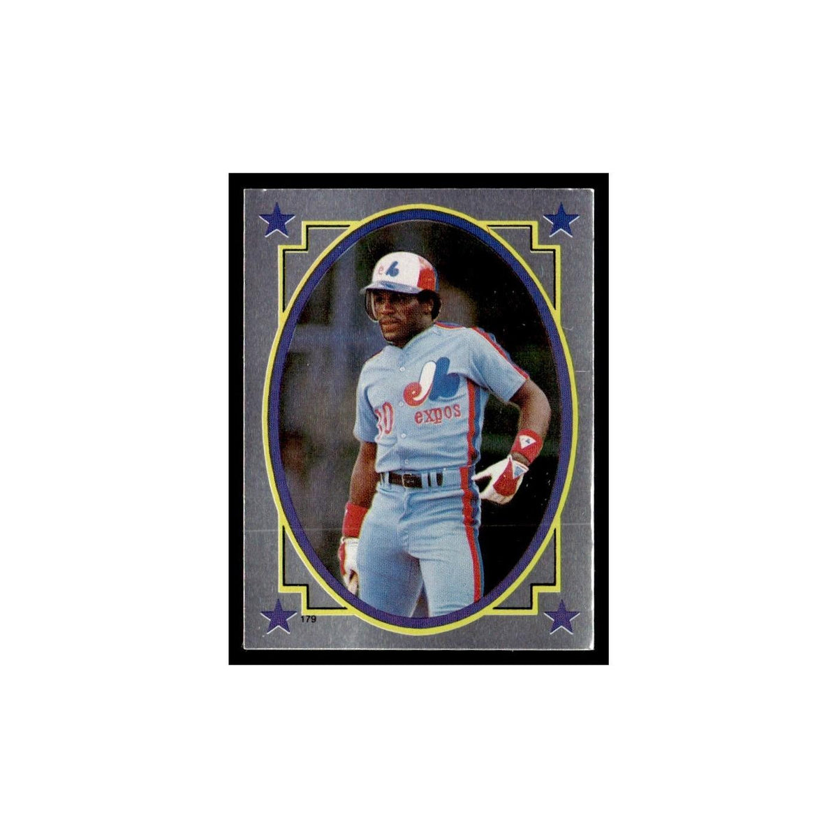 Tim Raines 1984 Topps Stickers #179 Montreal Expos Baseball Card EX
