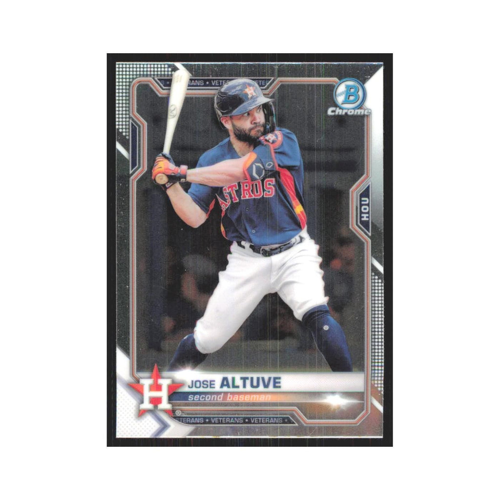 2021 Bowman Chrome Jose Altuve Astros #24