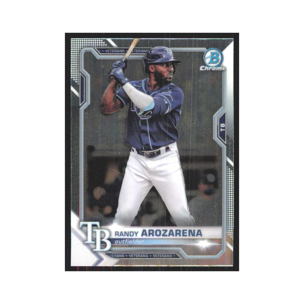 2021 Bowman Chrome Randy Arozarena Rays #66