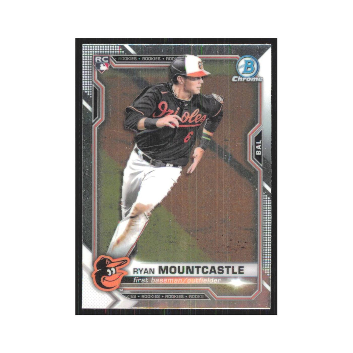 2021 Bowman Chrome Ryan Mountcastle RC Orioles #64
