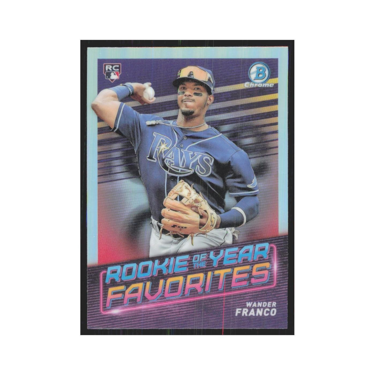 2022 Bowman Chrome Wander Franco RC Rays #ROYF-1
