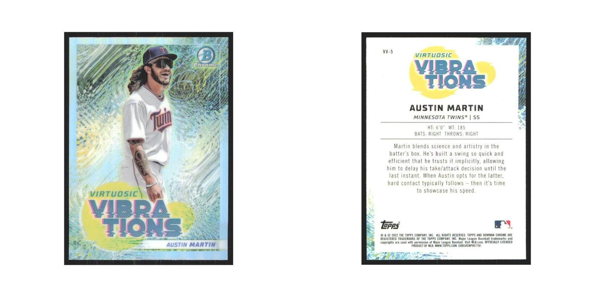 2022 Bowman Chrome Austin Martin Twins #VV-5