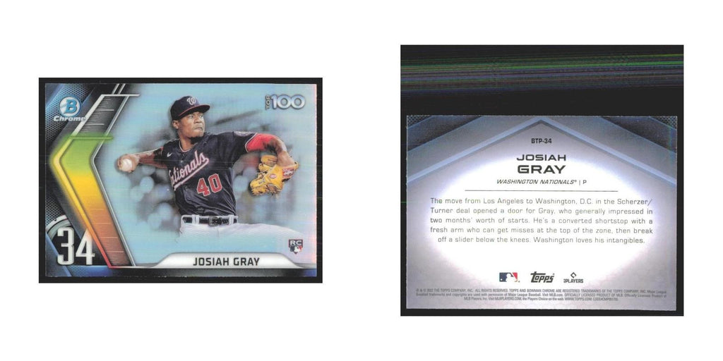 2022 Bowman Chrome George Kirby RC Mariners #BTP-34