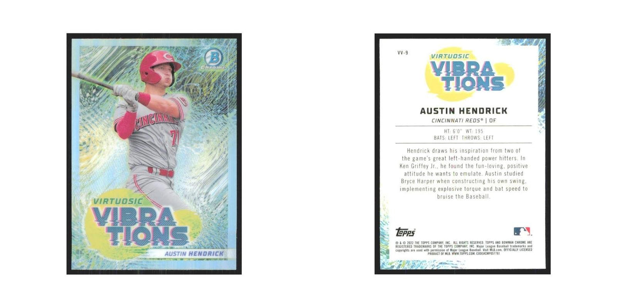2022 Bowman Chrome Austin Hendrick Reds #VV-9