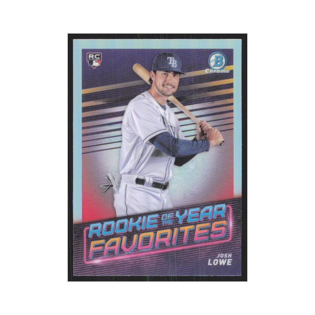 2022 Bowman Chrome Josh Lowe RC Rays #ROYF-11